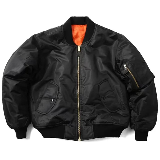 Stylish MA-1 Bomber Jacket with Classic Design