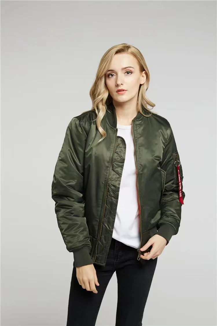 Stylish MA-1 Bomber Jacket with Classic Design