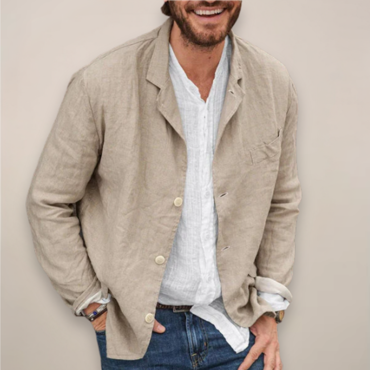 Men's Casual Breathable Summer Blazer