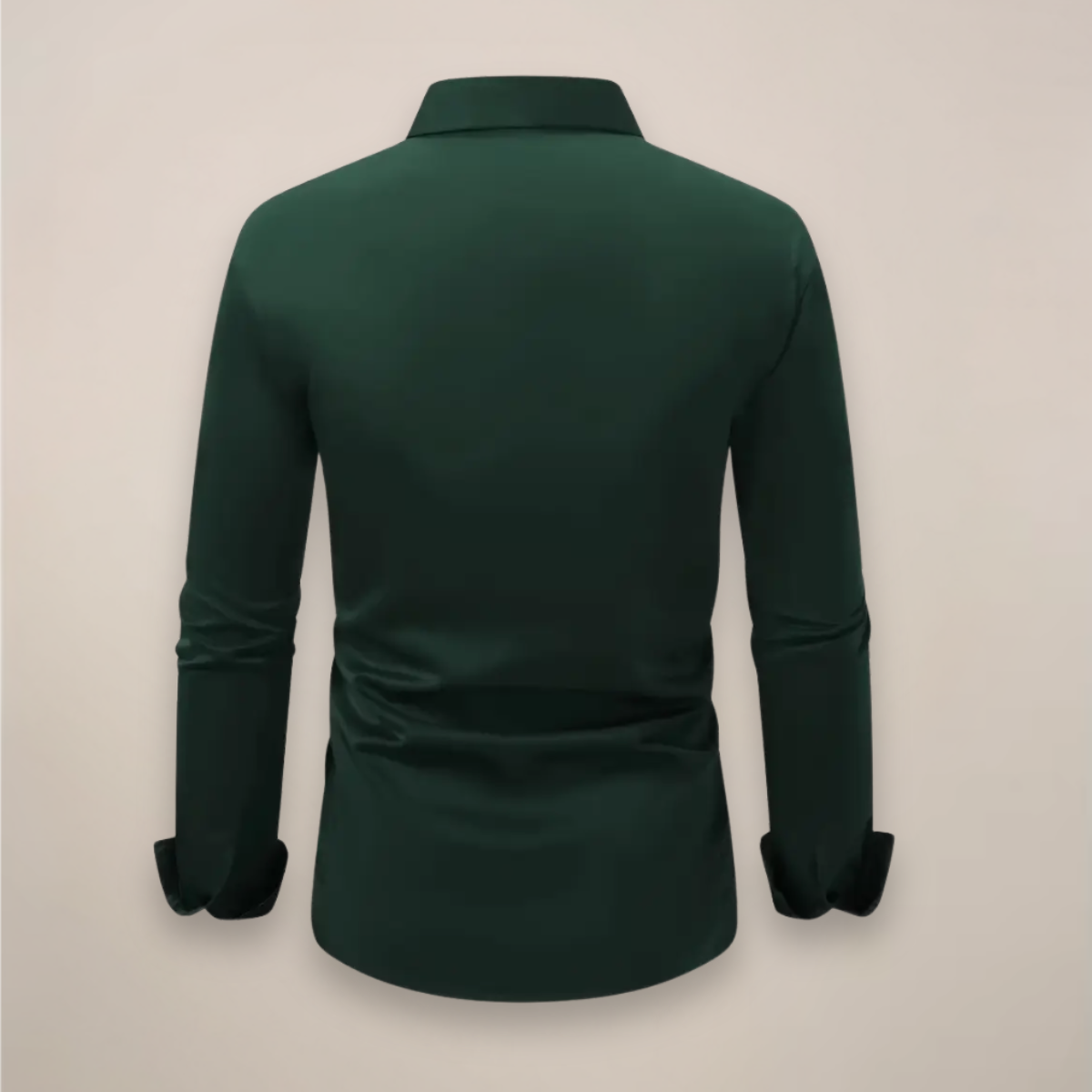 Men's Slim Fit Long Sleeve Button-Up Shirt