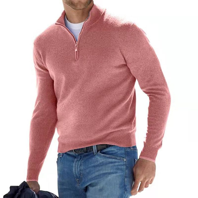 Stylish Luxury Zip Sweater for Men