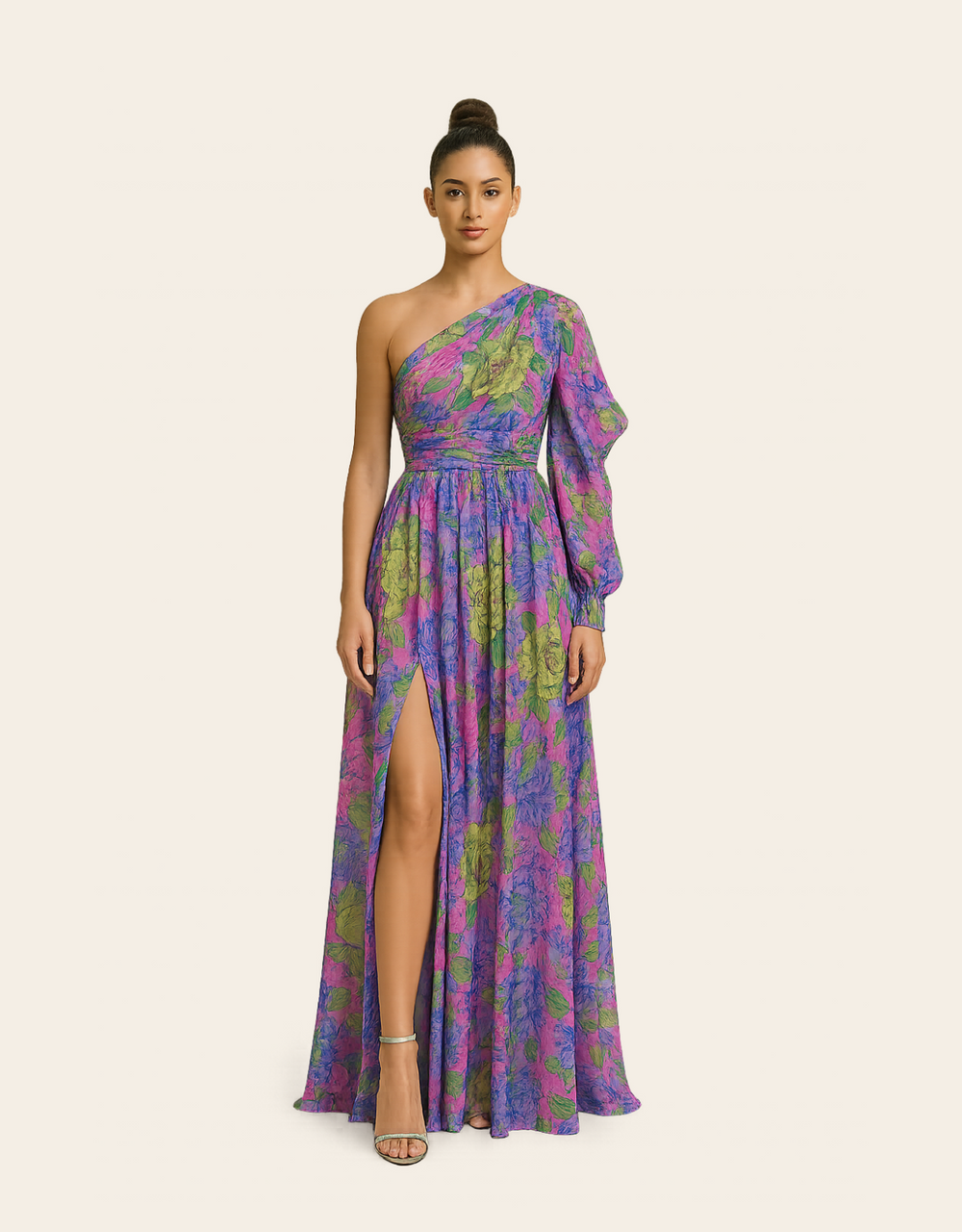 Nofa | Women's Summer One Shoulder Dress | Maxi