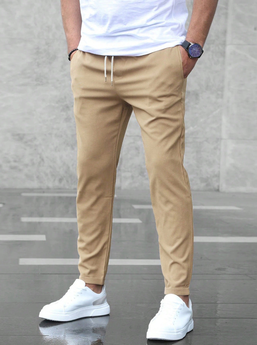 Men's Casual Jogger Pants with Drawstring Waist