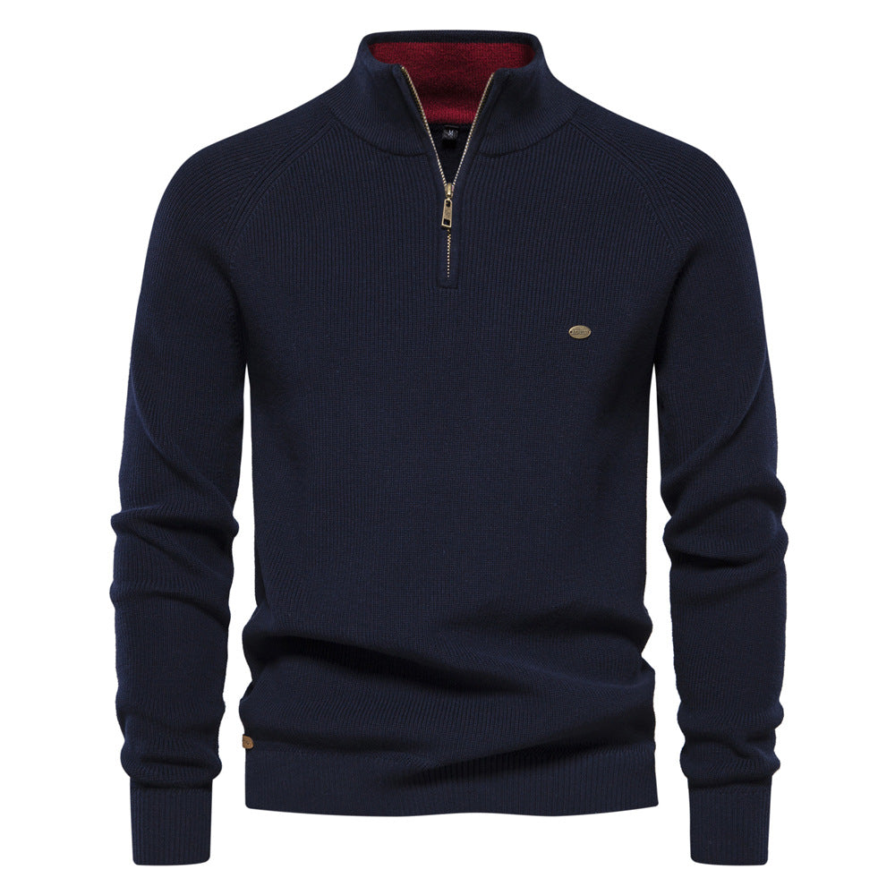 Men's Half-Zip Pullover Sweater