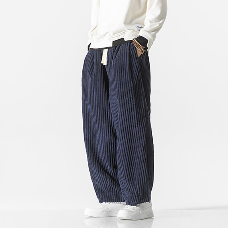 Women’s Corduroy Drawstring Loose Fit Pants
