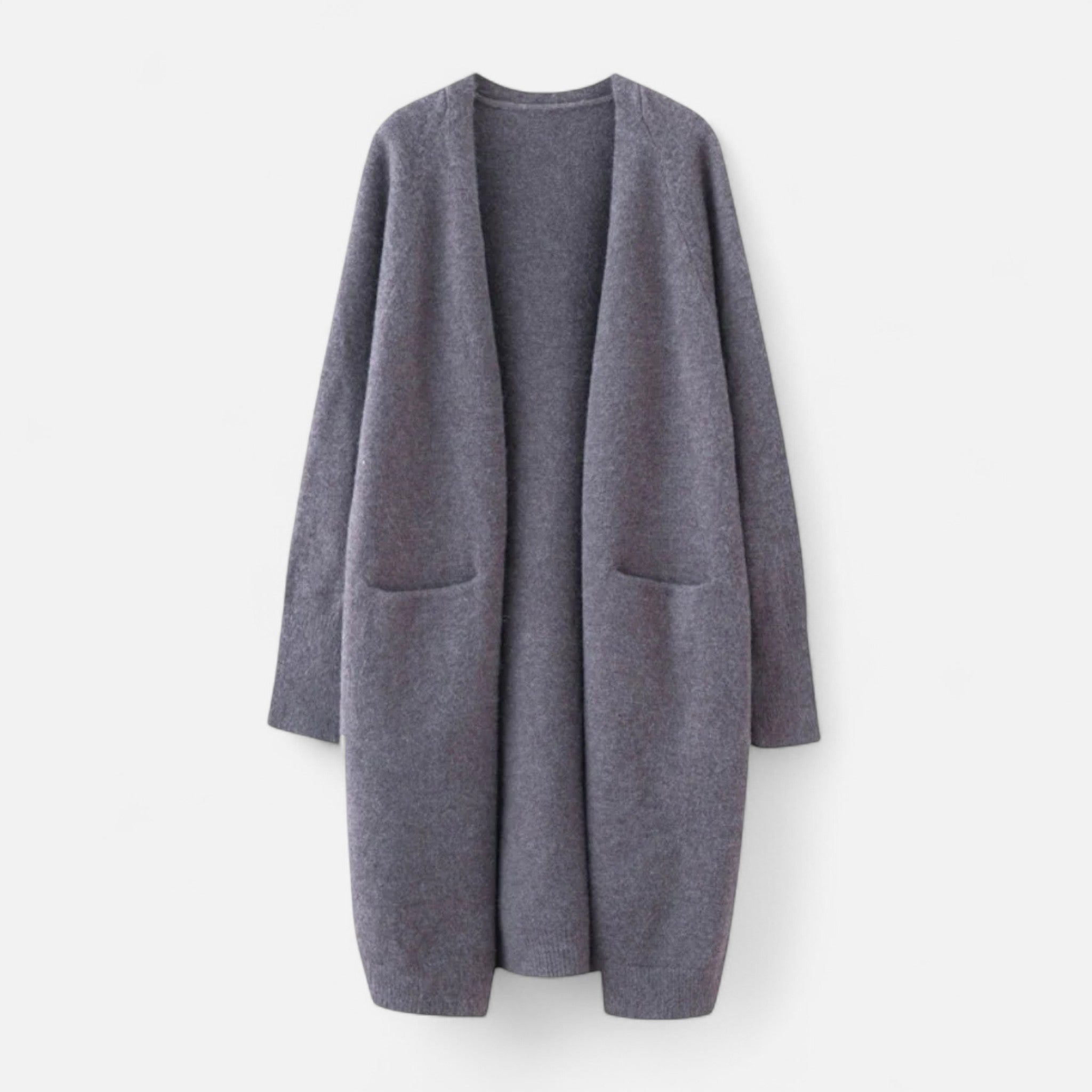 Women’s Longline Relaxed Fit Open Front Cardigan