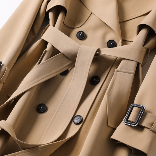 Modern Women's Trench Coat with Timeless Vintage Style