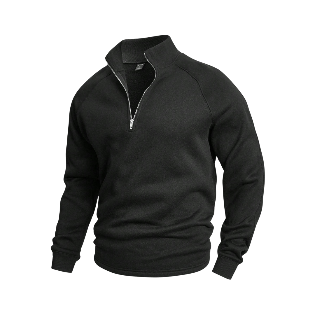 Men's Classic Quarter-Zip Pullover Sweater