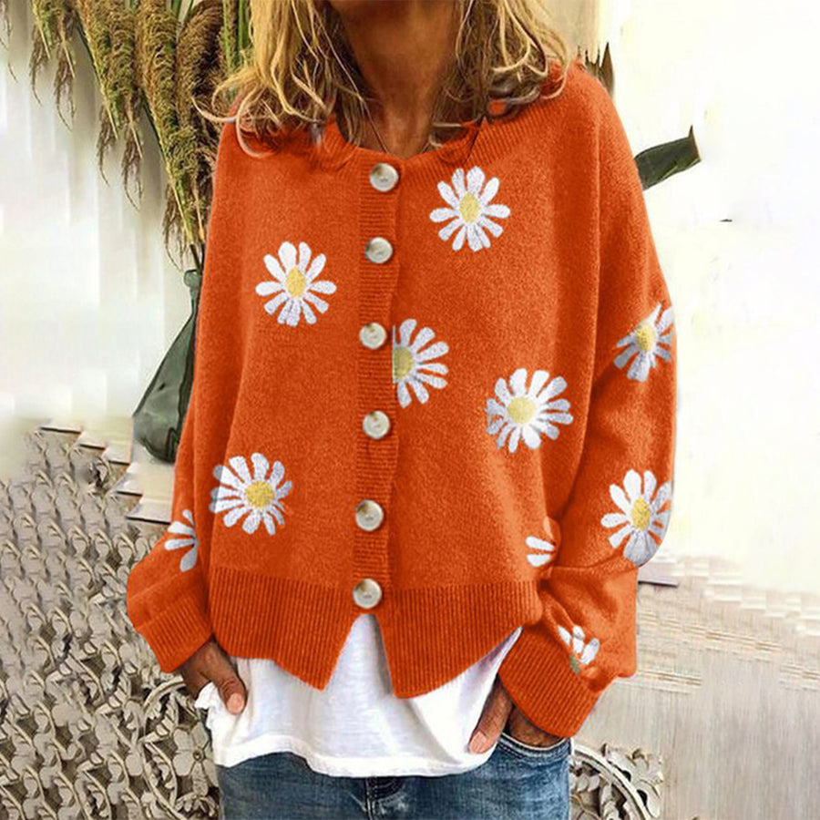 Stylish Women's Cardigan with Floral Print | Comfortable