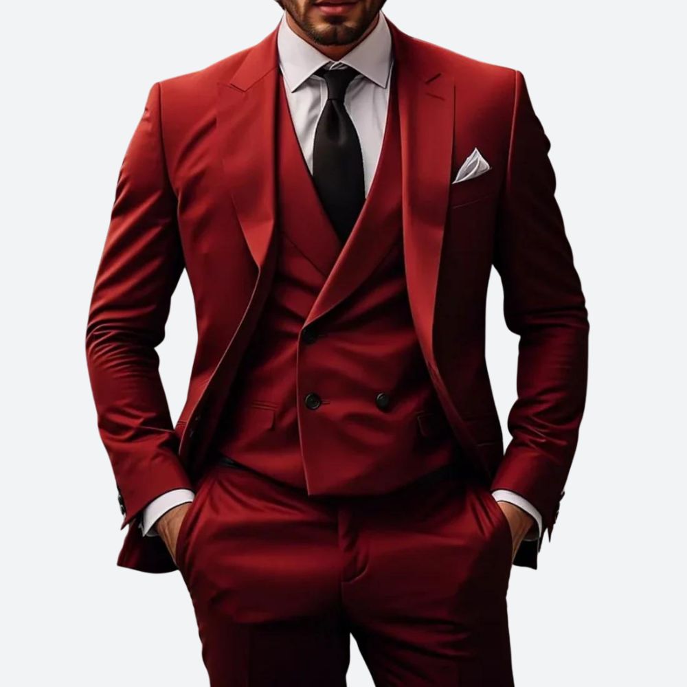 Elegant men's suit for formal occasions