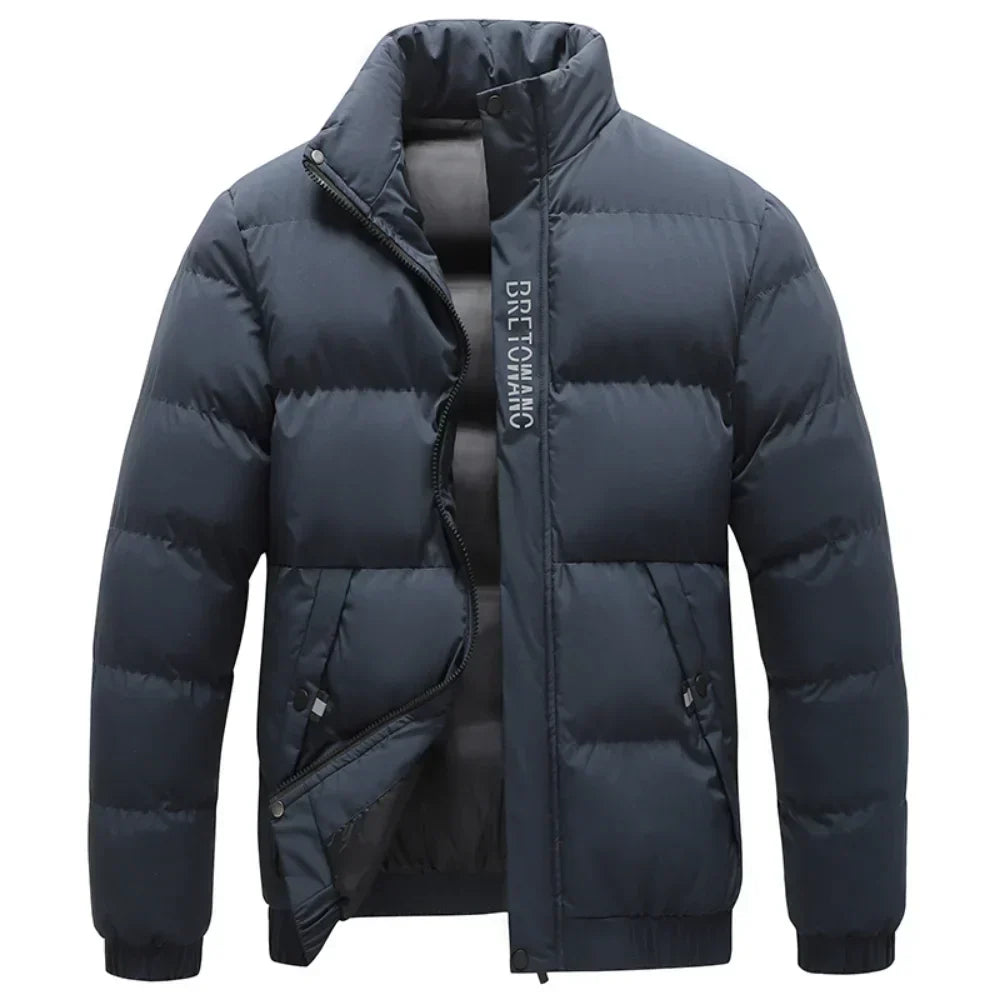 Stylish Winter Coat with Collar for Men