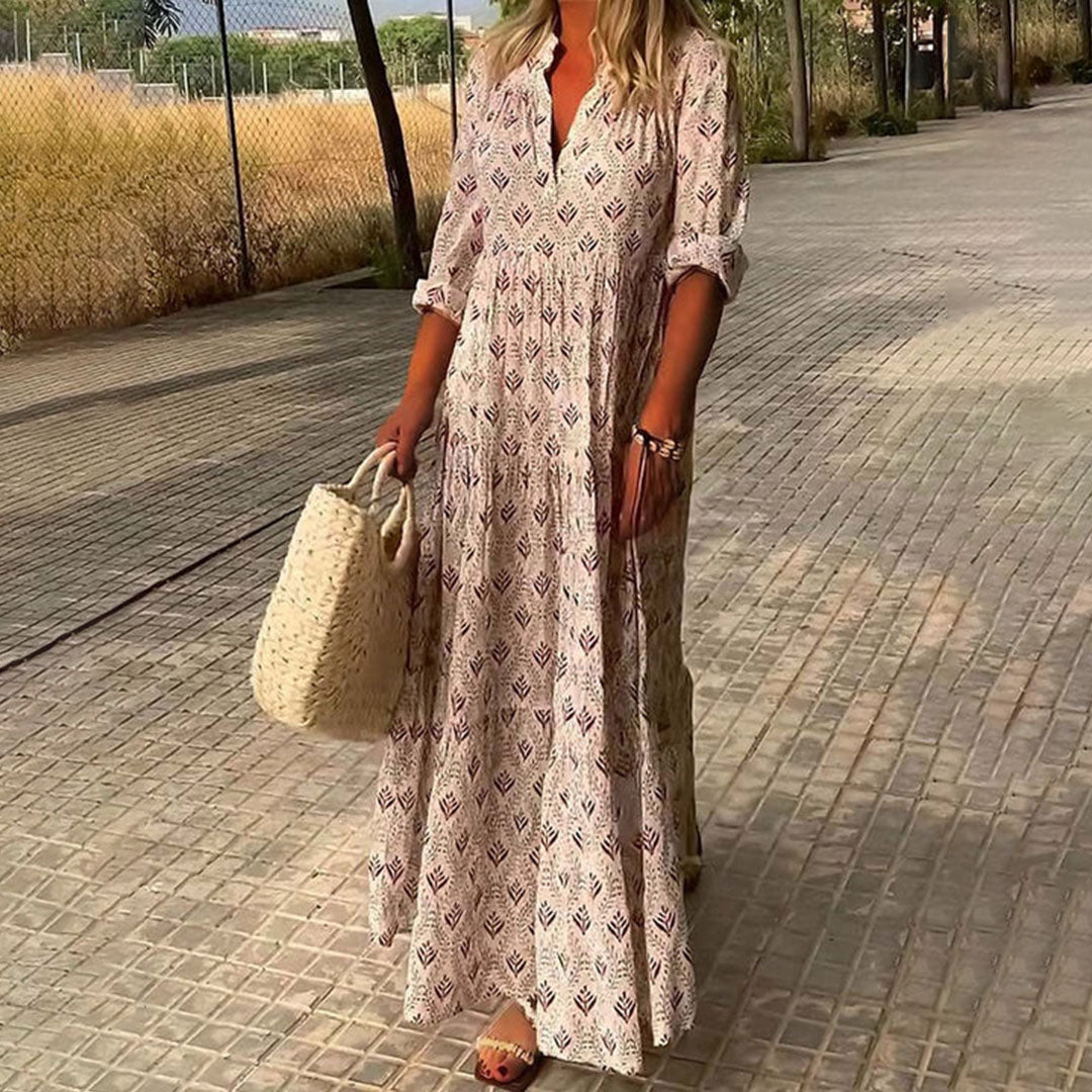 Women's Boho Print Maxi Dress | Bold, Flowing & Full of Personality