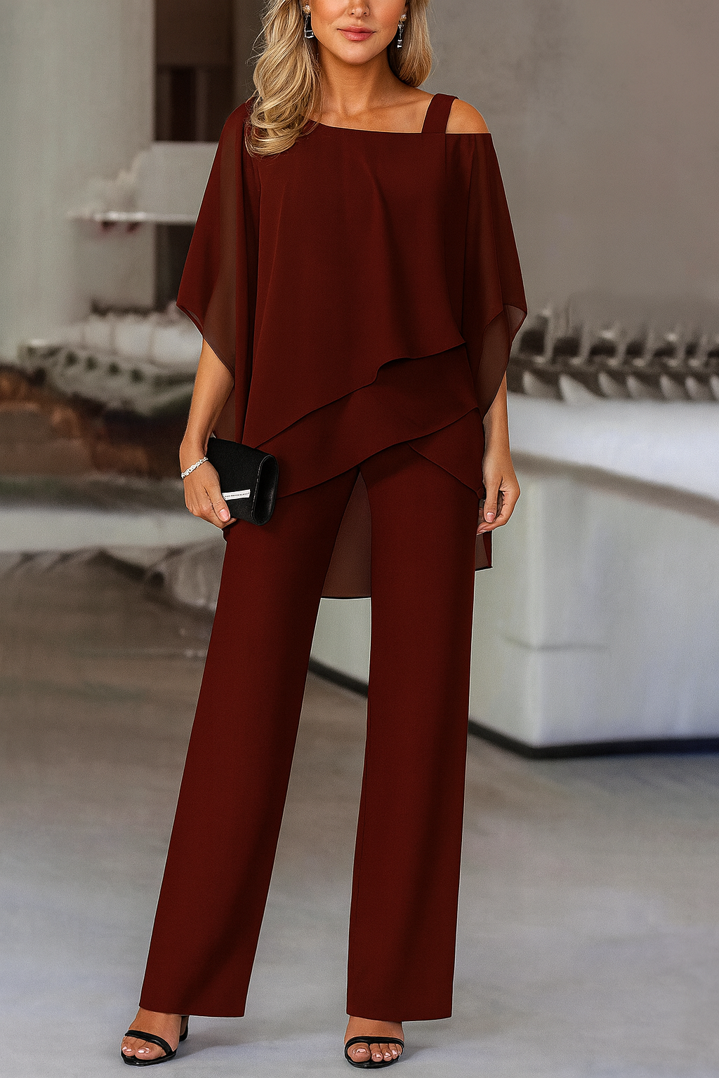 dress set for women two piece outfits summer 2 piece set women outfits crop top pants sets summer outfit woman clothes 2022 wholesale The Stradivarius Asymmetric Strap Dress in White offers a stylish blend of sophistication and comfort Anne Klein 2Pc Jacket &