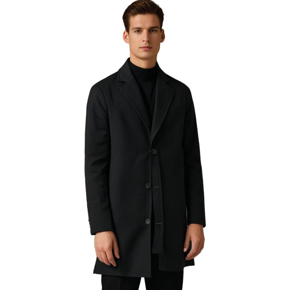 Stylish Long Winter Coat for Men - Warm and Comfortable