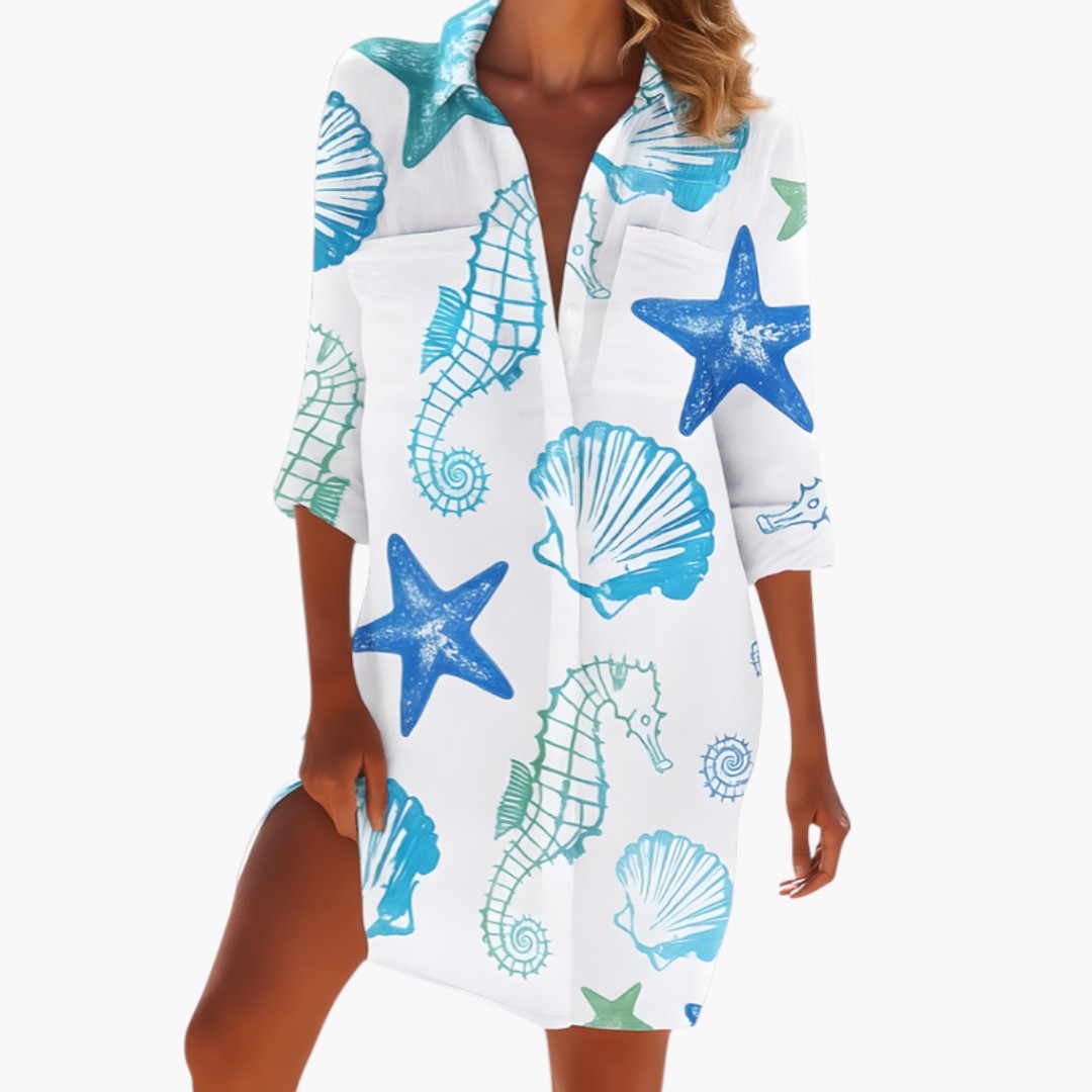 #Color_Blue Seahorse