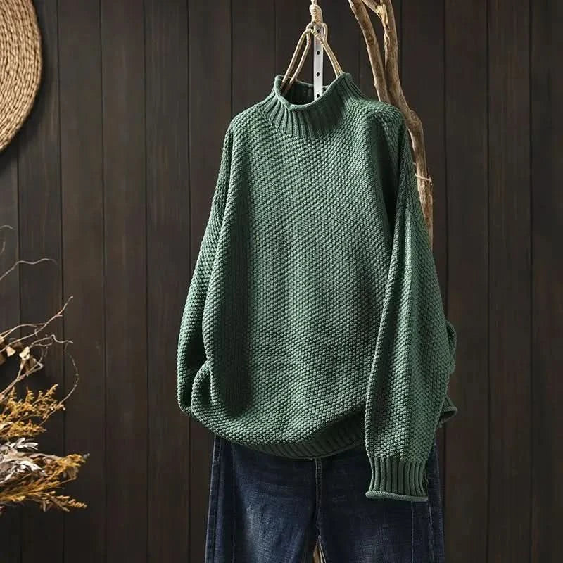Women's Chunky Knit Relaxed Sweater