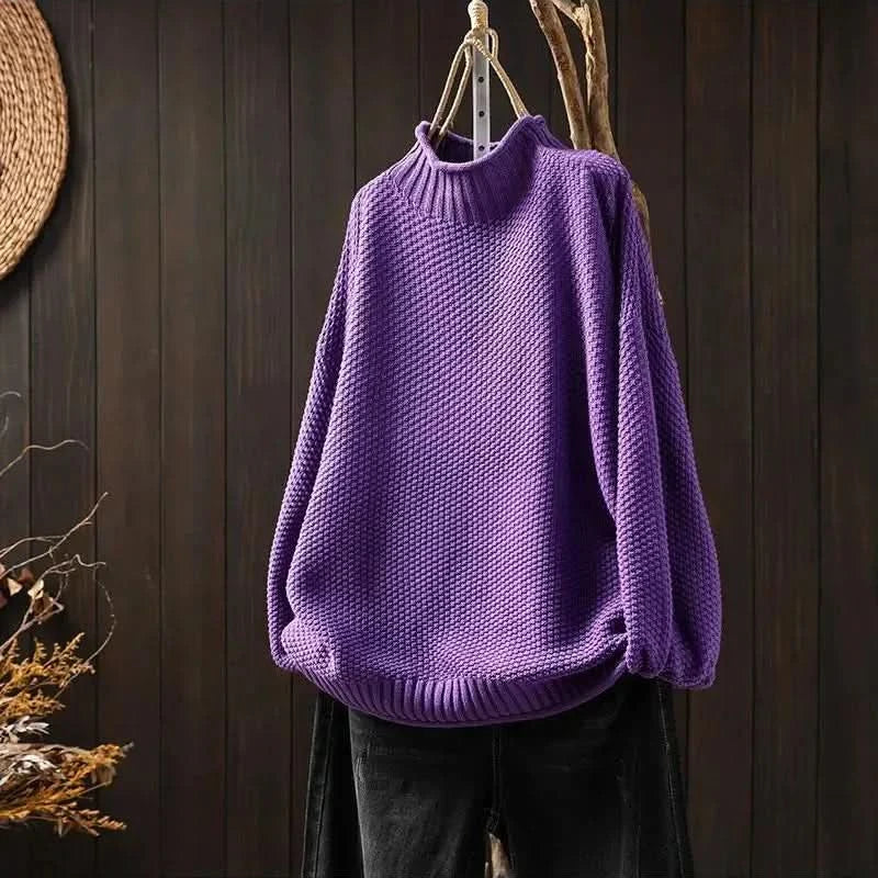 Women's Chunky Knit Relaxed Sweater