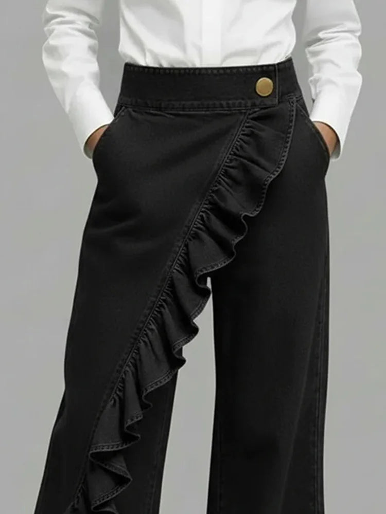 Women's Vintage-Inspired Wide-Leg Jeans