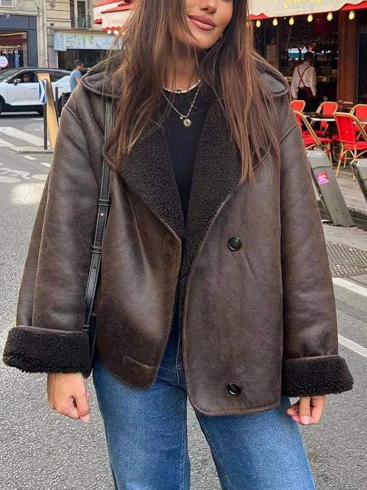 Warm Comfortable Luxe Fleece Jacket for Women