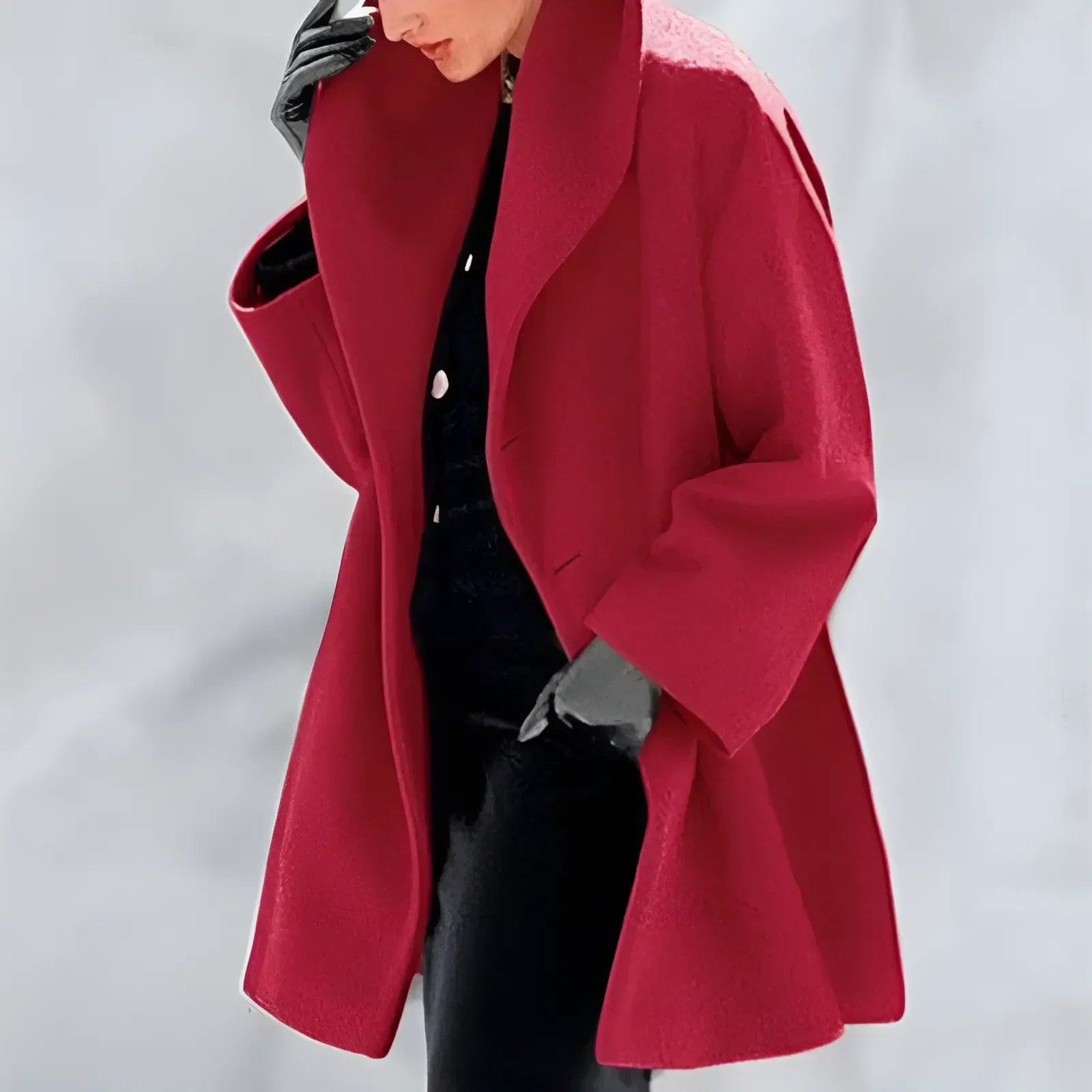 Stylish Women’s Cozy Hooded Oversized Coat