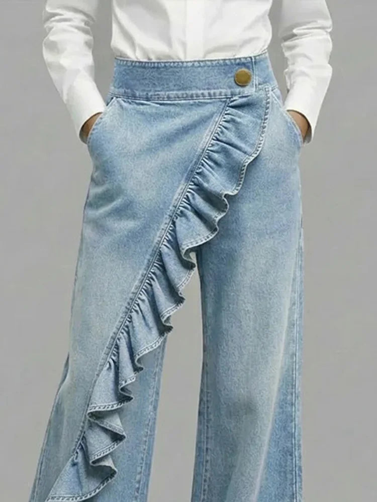 Women's Vintage-Inspired Wide-Leg Jeans