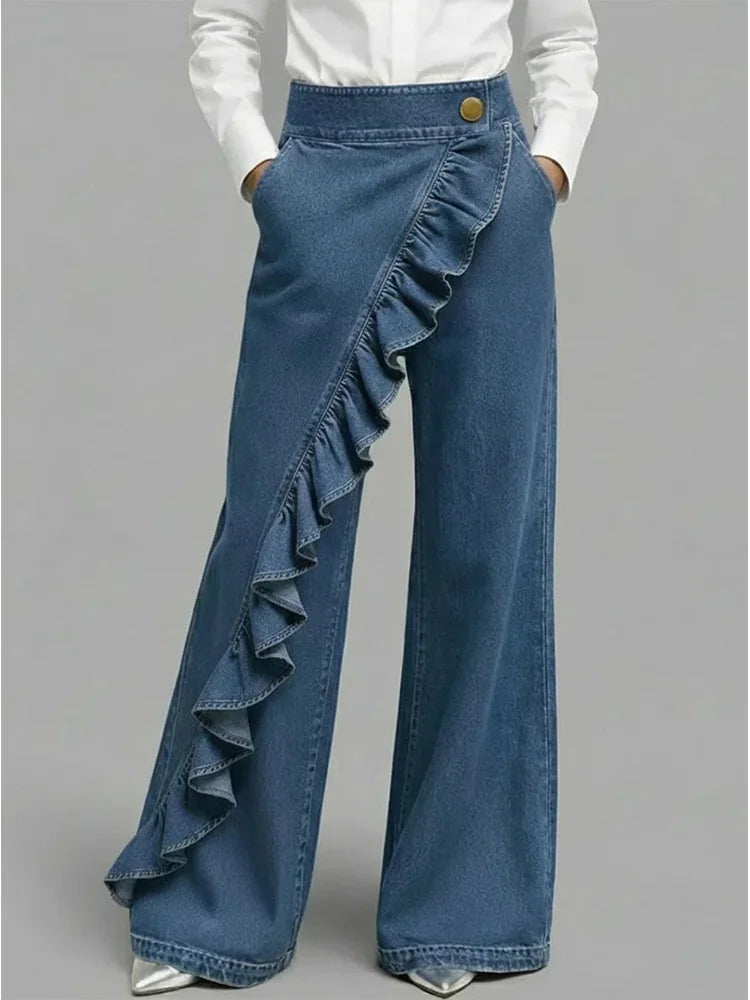 Women's Vintage-Inspired Wide-Leg Jeans