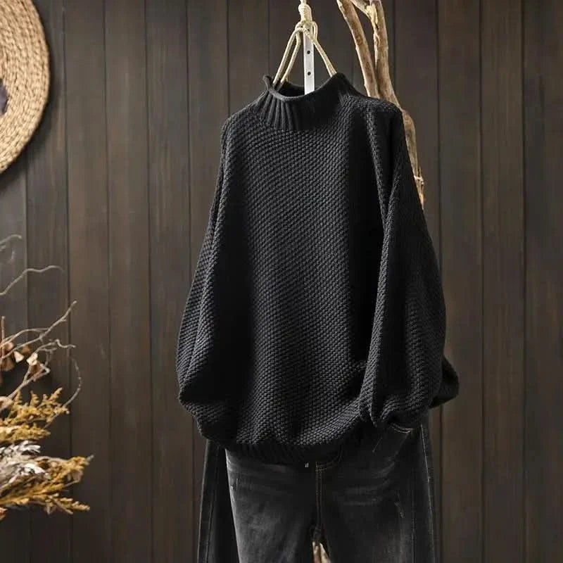 Women's Chunky Knit Relaxed Sweater