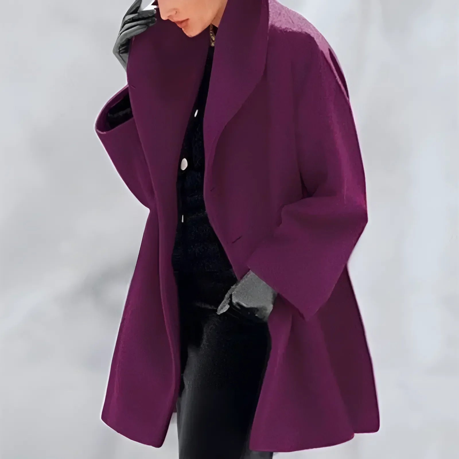 Stylish Women’s Cozy Hooded Oversized Coat