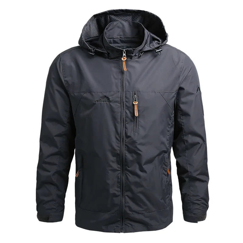 Men's Lightweight Waterproof Windbreaker Jacket