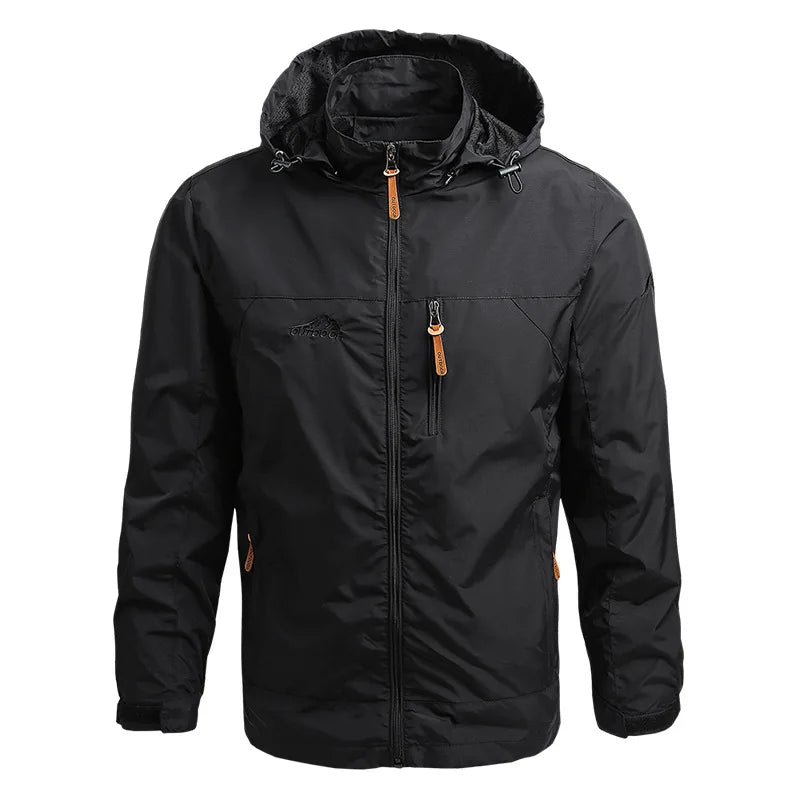 Men's Lightweight Waterproof Windbreaker Jacket