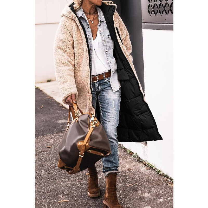 Women's Long Hooded  Warm Winter Coat