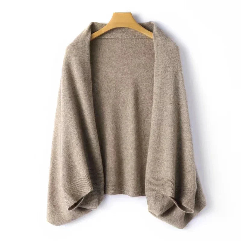 Women’s Soft Knit Open Front Cozy Layer Cardigan Shawl
