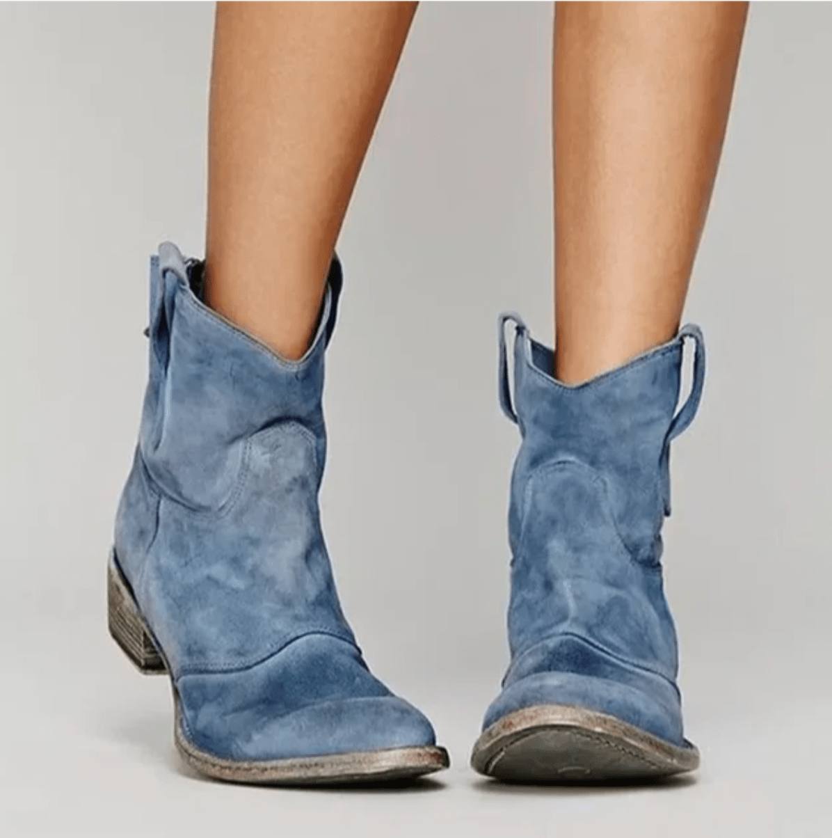 Women's Cowboy-Inspired Western Ankle Boots