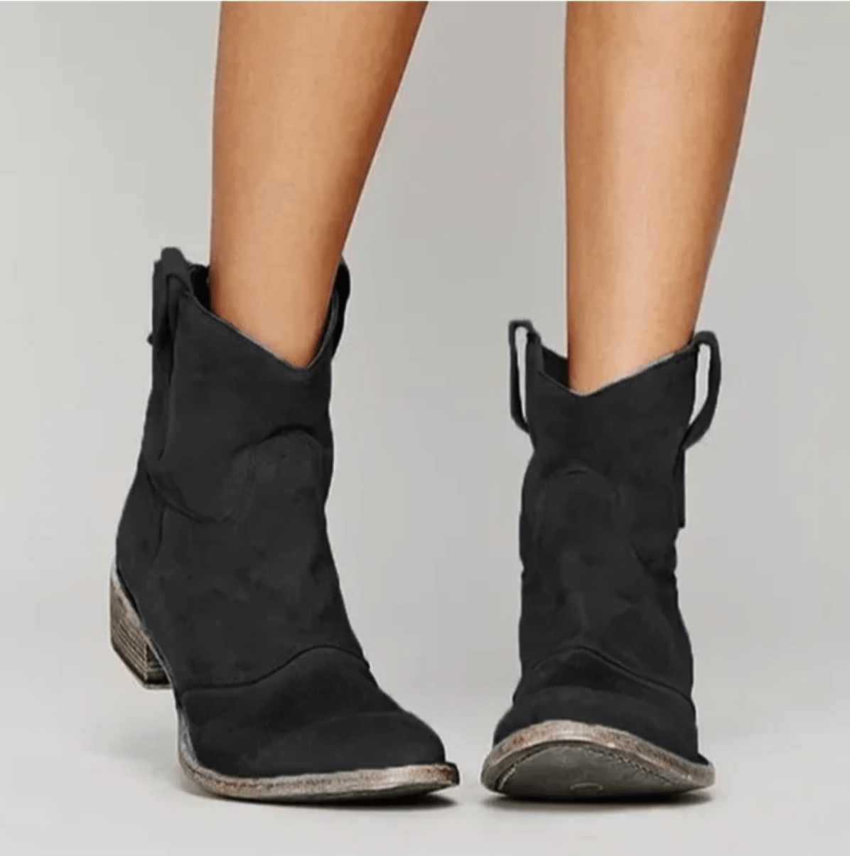Women's Cowboy-Inspired Western Ankle Boots