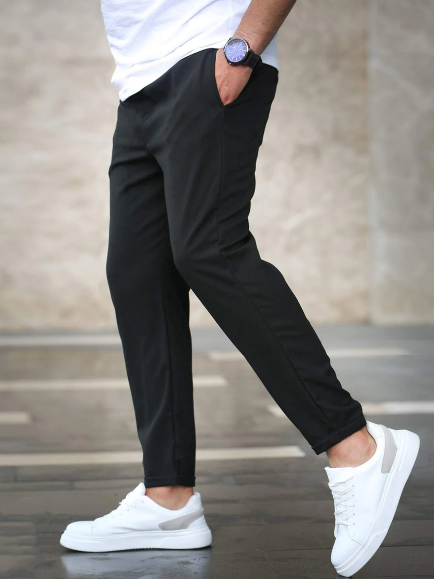 Men's Slim Fit Drawstring Jogger Pants