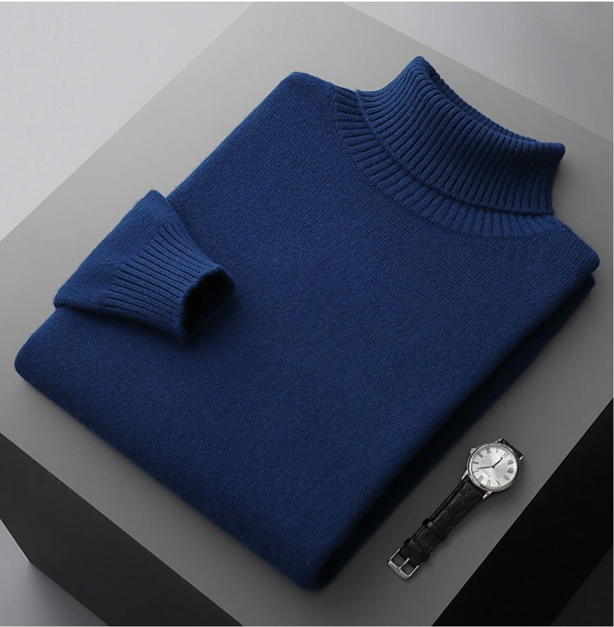 Stylish Merino Wool Roll Neck for Men