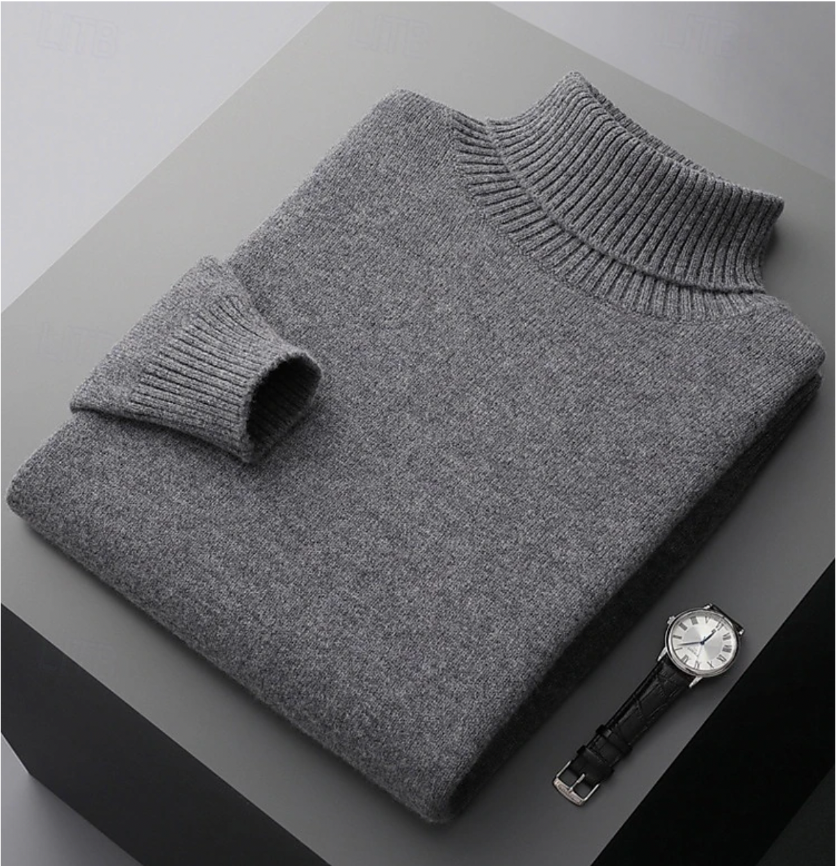Stylish Merino Wool Roll Neck for Men