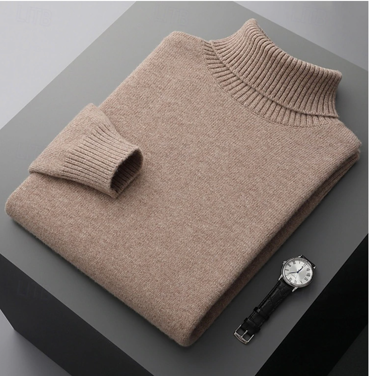 Stylish Merino Wool Roll Neck for Men