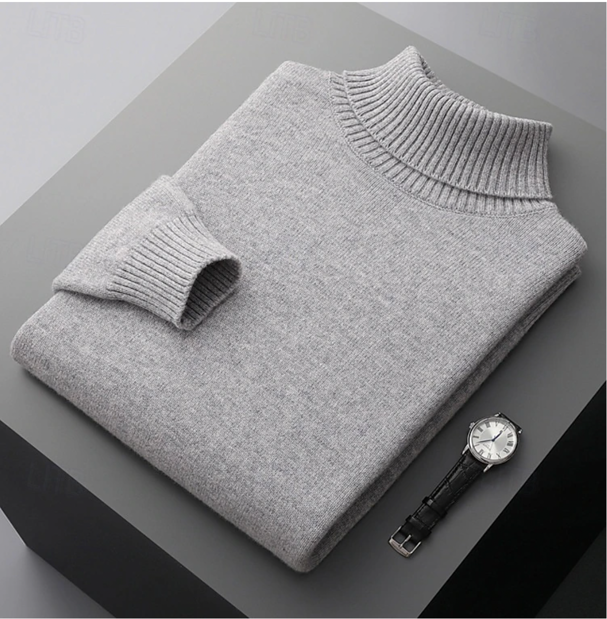 Stylish Merino Wool Roll Neck for Men