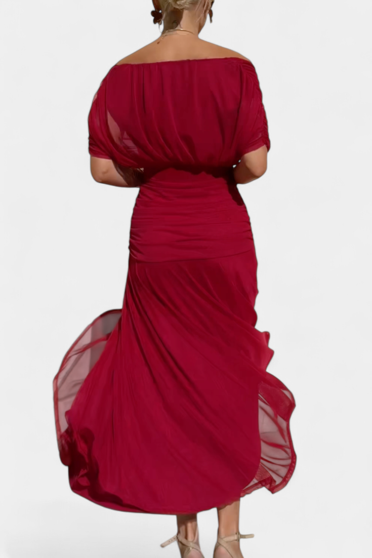 Women's Long Floral V Neck Maxi Dress