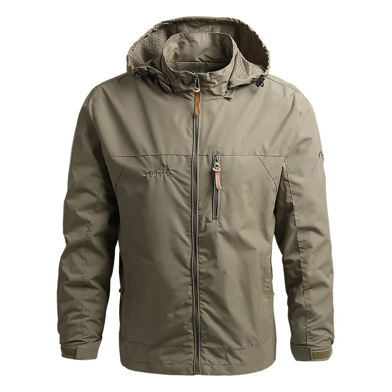 Men's Lightweight Waterproof Windbreaker Jacket