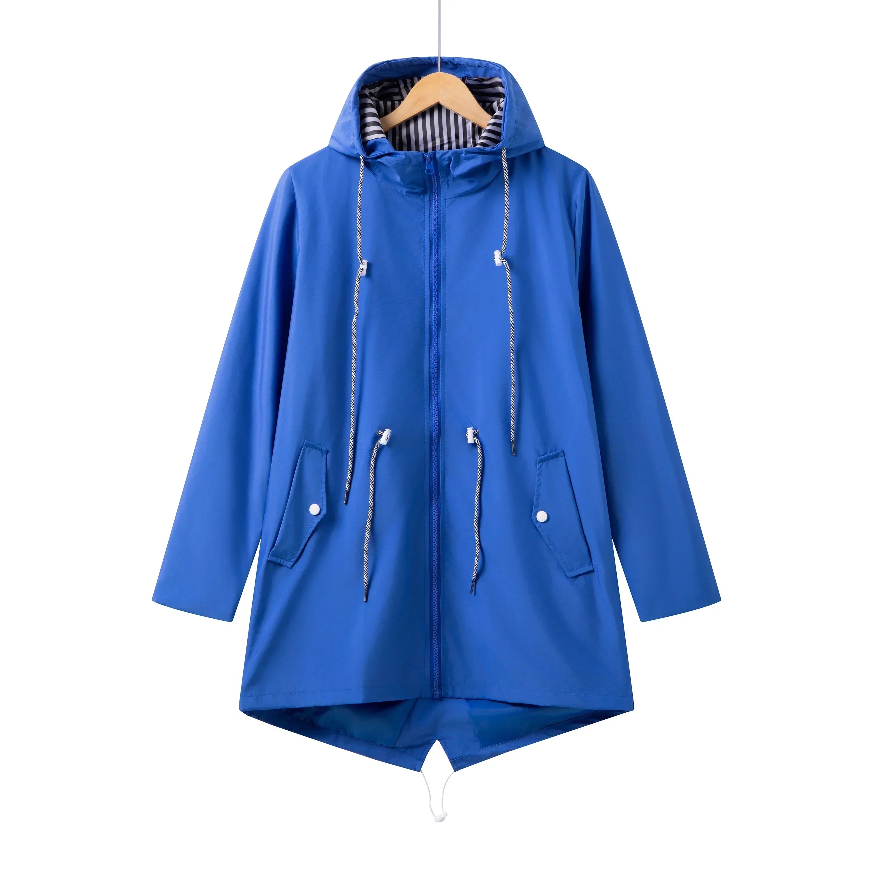 Stylish Women's Waterproof Trench Coat with Hood | Casual