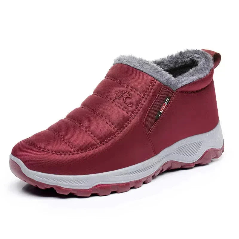 Stylish Women's Winter Sneakers| Comfortable Slip-On with Zipper