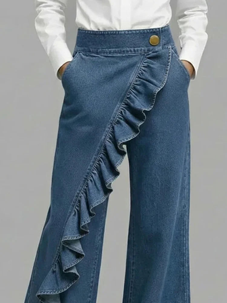 Women's Vintage-Inspired Wide-Leg Jeans