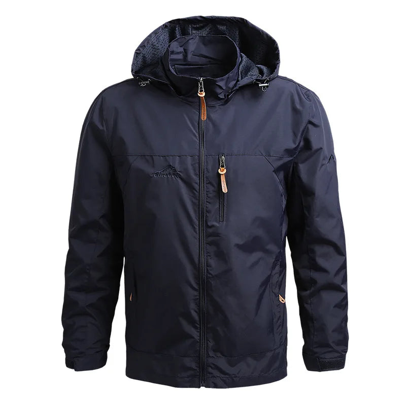 Men's Lightweight Waterproof Windbreaker Jacket