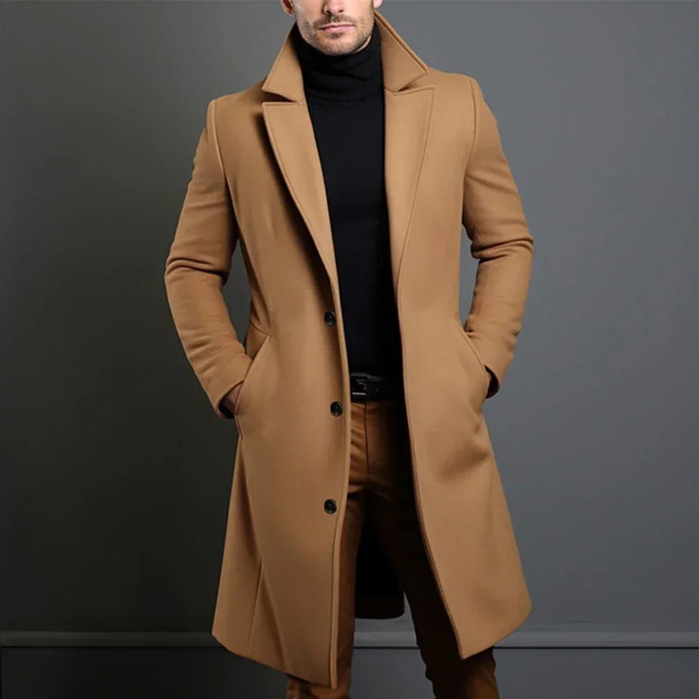 Stylish Long Overcoat | Timeless Design