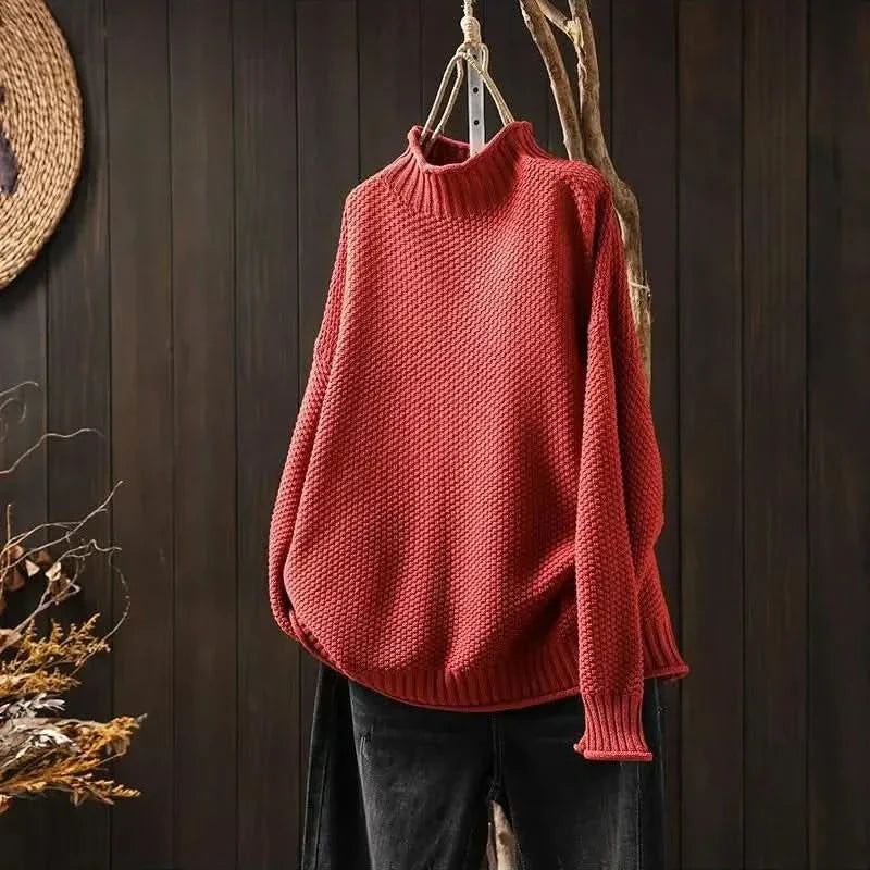Women's Chunky Knit Relaxed Sweater