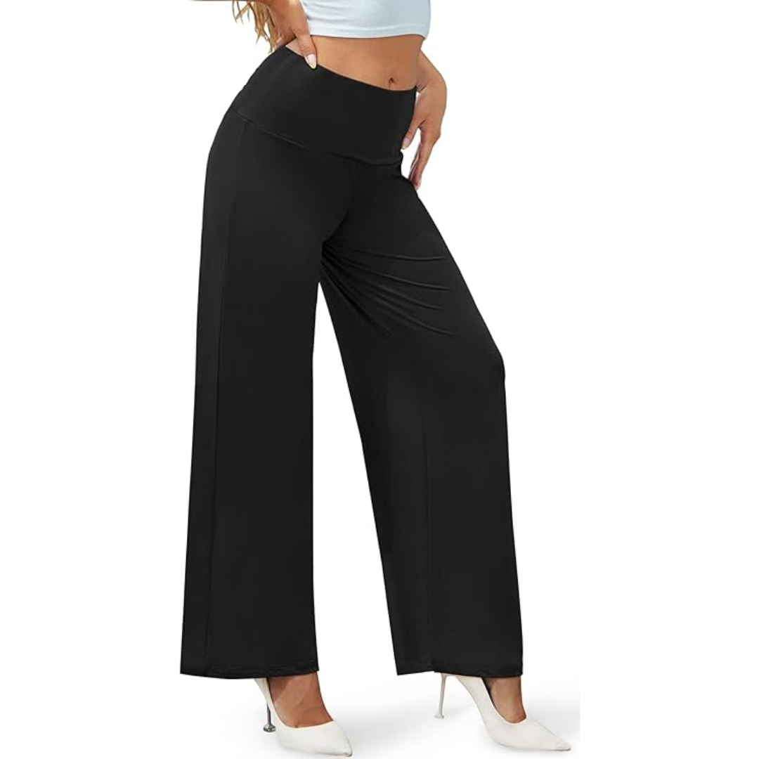 Stylish High-Waisted Women's Trousers with Comfortable Fit