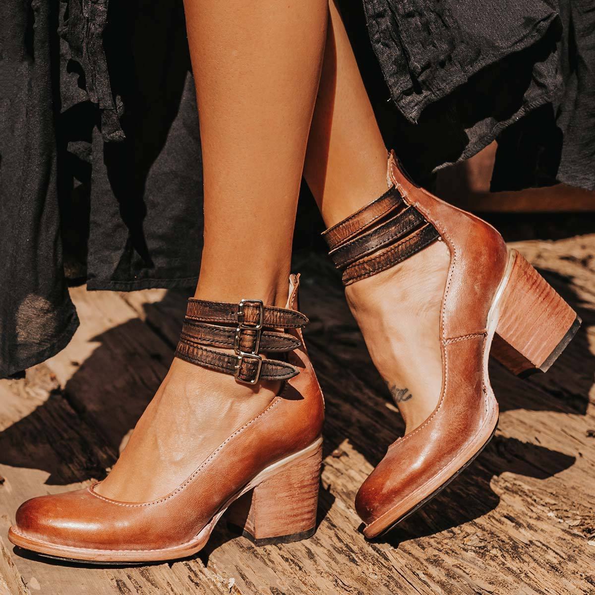 Elegant Women’s Strappy Ankle Strap Heels
