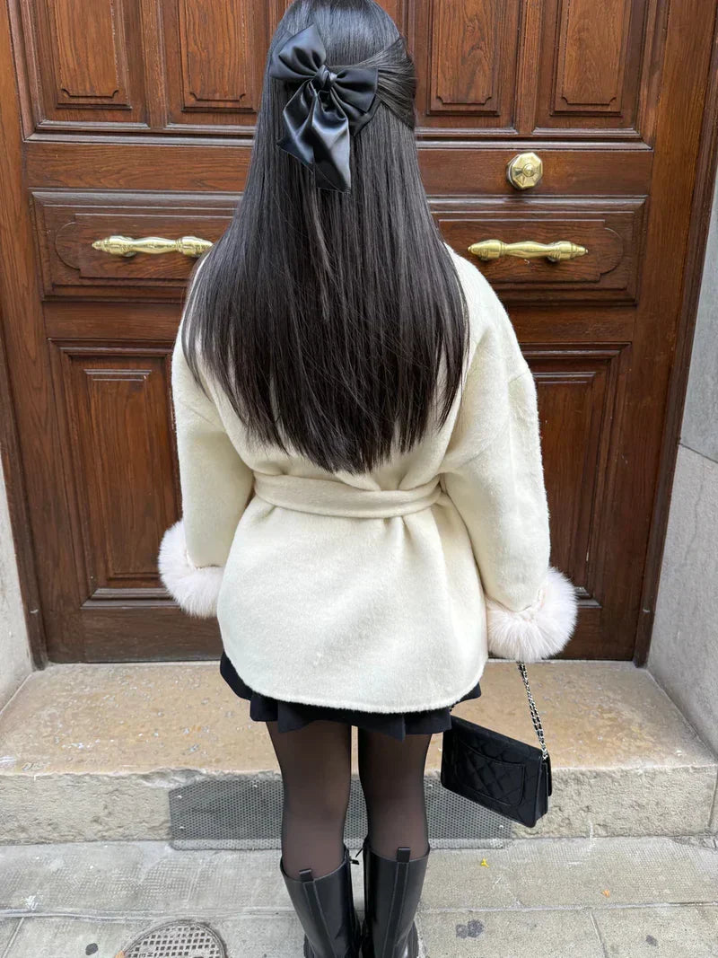 Women's Winter Jacket with Faux Fur Collar